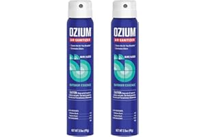 Ozium 3.5 Oz. Air Sanitizer & Odor Eliminator for Homes, Cars, Offices and More, Outdoor Essence Scent, 2 Pack