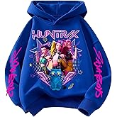 HYYGOCCTV K-Pop Hoodie For Girls Teens Trendy Long Sleeve Sweatshirt Graphic Print Cozy Hunters Hoodies De-Mon Pullover