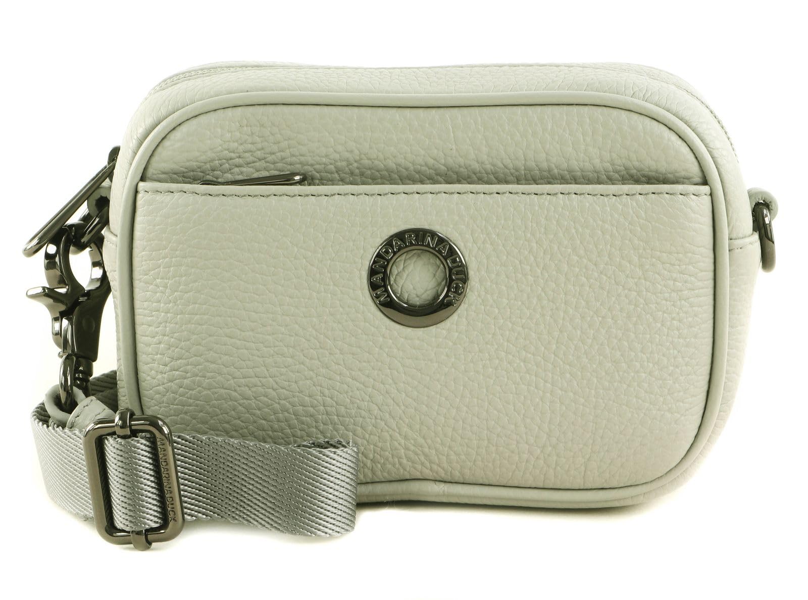Mandarina Duck Women's Mellow Leather P10FZT37 Crossbody Bag, Pearl3, 16x11x6 (L x H x W)
