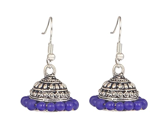 Dangler Earrings for Women (Silver) (535)