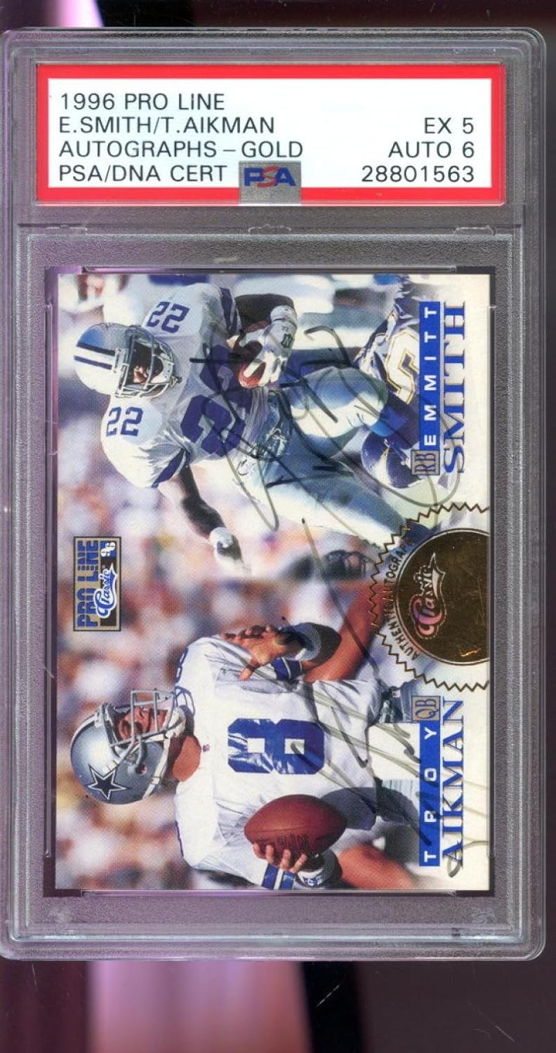 emmitt smith autographed football