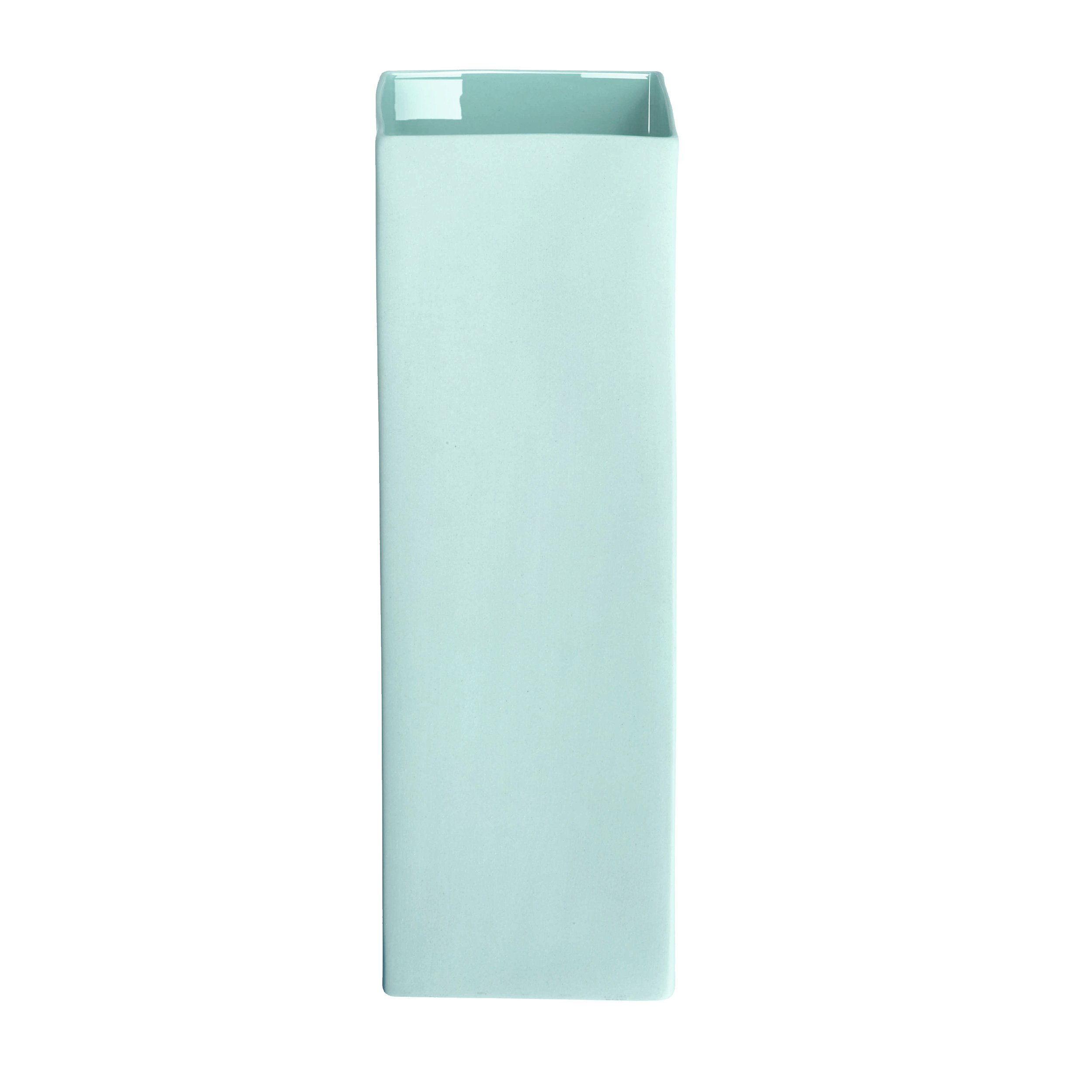 ASA 46020108 9.0 x 9.0 x 27.0 cm Aqua Ceramic Flower Vase