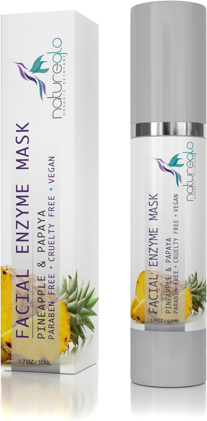 Organic Facial Mask Moisturizer For Acne, Oily Skin, Blackheads - 100% Natural Facial Moisturizer Mask For Younger Looking Skin