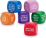 Learning Resources Conversation Cubes Brand 6 Foam Cubes Social Emotional view 6
