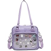 Oxford Ita Bag Crossbody Shoulder Bag Satchel Messenger Backpack Multi-Purpose Pins Display