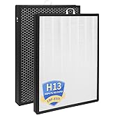 EverestAir-RF Replacement Filter Compatible with LEVOIT EverestAir Air Purifier, H13 True HEPA Activated Carbon Filter, 2-Pack