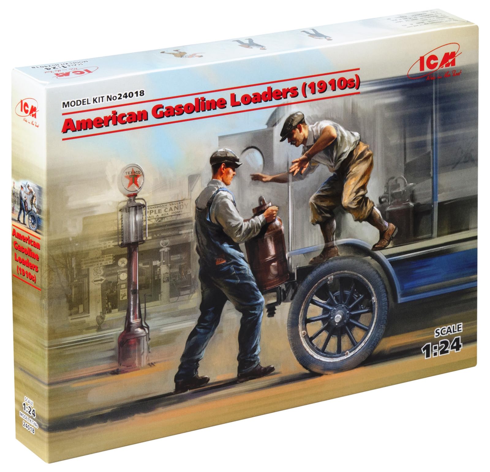 ICM 1:24 - American Gasoline Loaders (1910's) 2 Figs