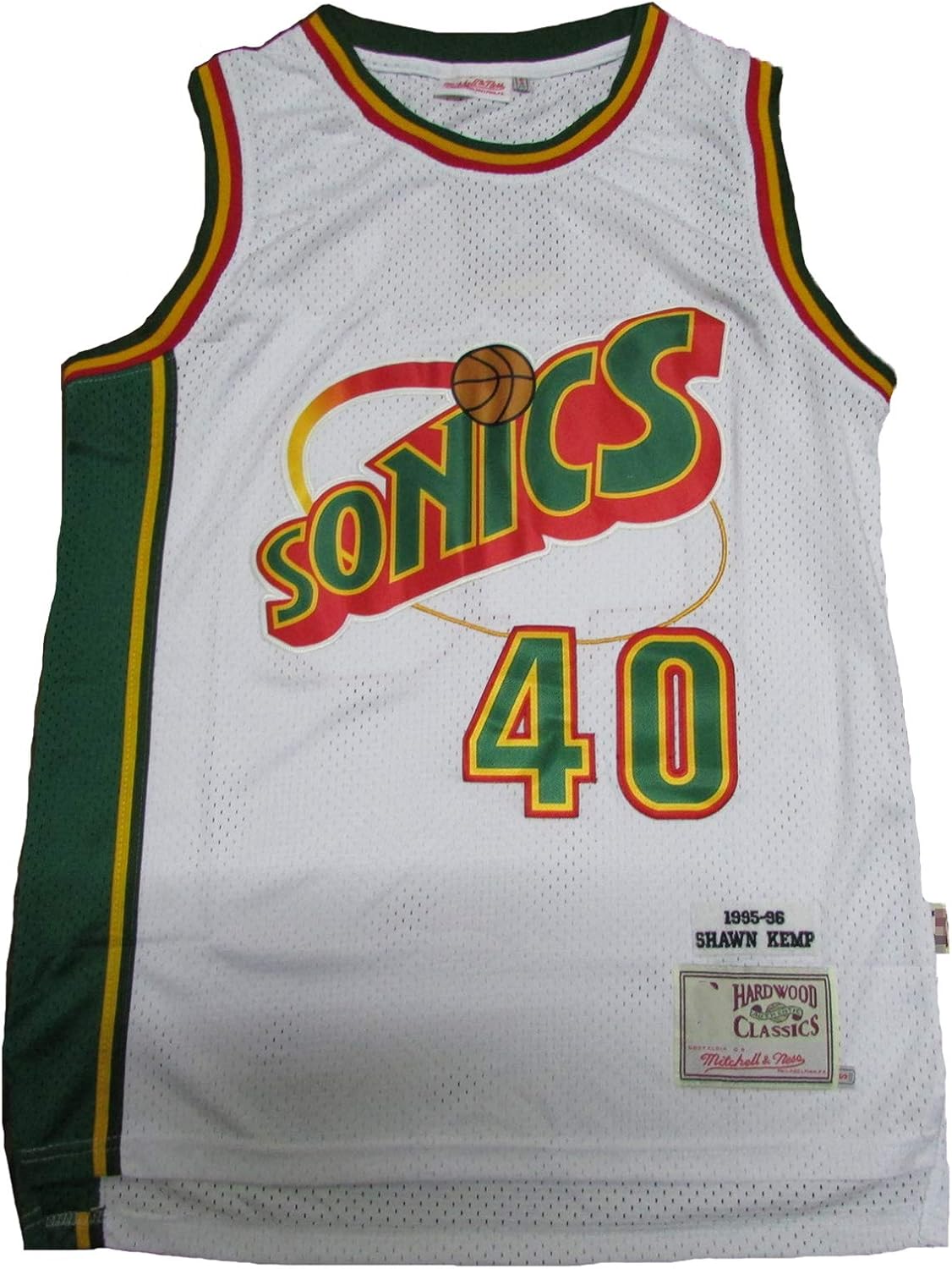 Shawn Kemp Basketball Jersey, Seattle Supersonics No.40 Jacke, Regen