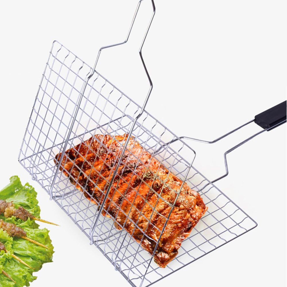 Amazon Elezay バーベキュー 炭焼一番合わせ魚焼きアミ 炭焼き 焼き網 ワイド 魚 焼肉 焼き鳥 アウトドア シルバー Elezay 鉄板 網