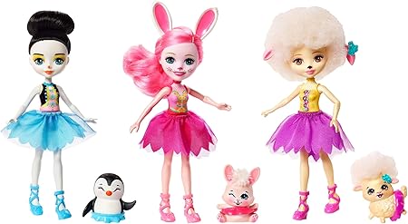 ENCHANTIMALS BALLET CUTIES DOLL 3-PACK 