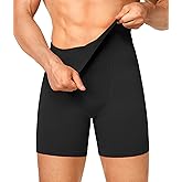 Nebility Shapewear Men Compression Shorts - Slimming Body Shaper Tummy Control Underwear Boxer Briefs