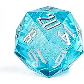 Poludie 55mm 20 Sided DND Dice, Giant D20 D&D Polyhedral Dice Large D20 with Die Gift Box for Dungeons and Dragons, RPG Table