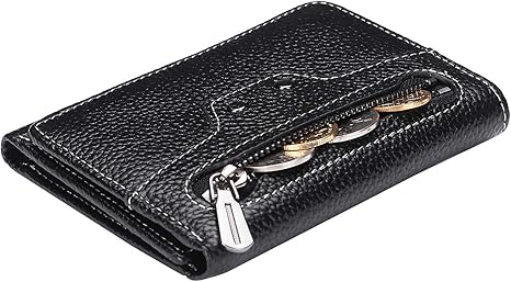 Ainimoer Small Leather Wallet For Women Slim Compact Credit Card