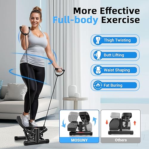 Step Machine Jionjoy Home With Resistance Bands For Full Body
