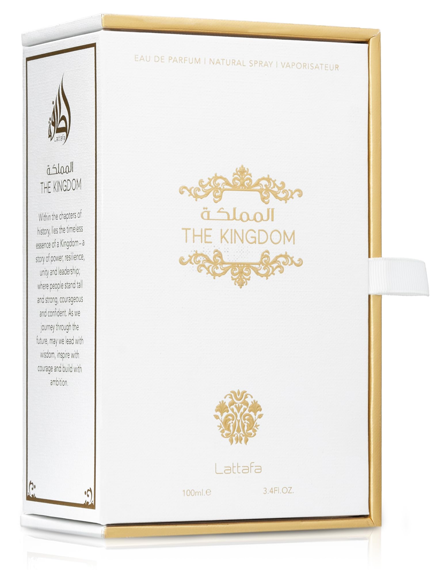 Lattafa The Kingdom Eau De Parfum Spray for Men, 3.4 Ounce