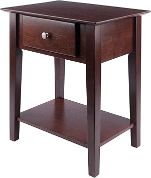 Winsome Wood Shaker Night Stand Antique Walnut Finish Amazon Ca Home Kitchen