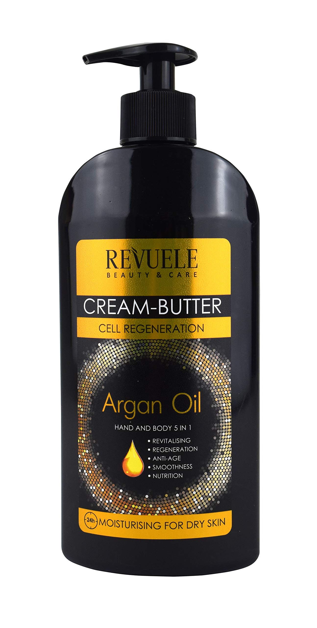 Revuele - Argan Oil Cream Butter Cell Regeneration Hand and Body Lotion - 400ml