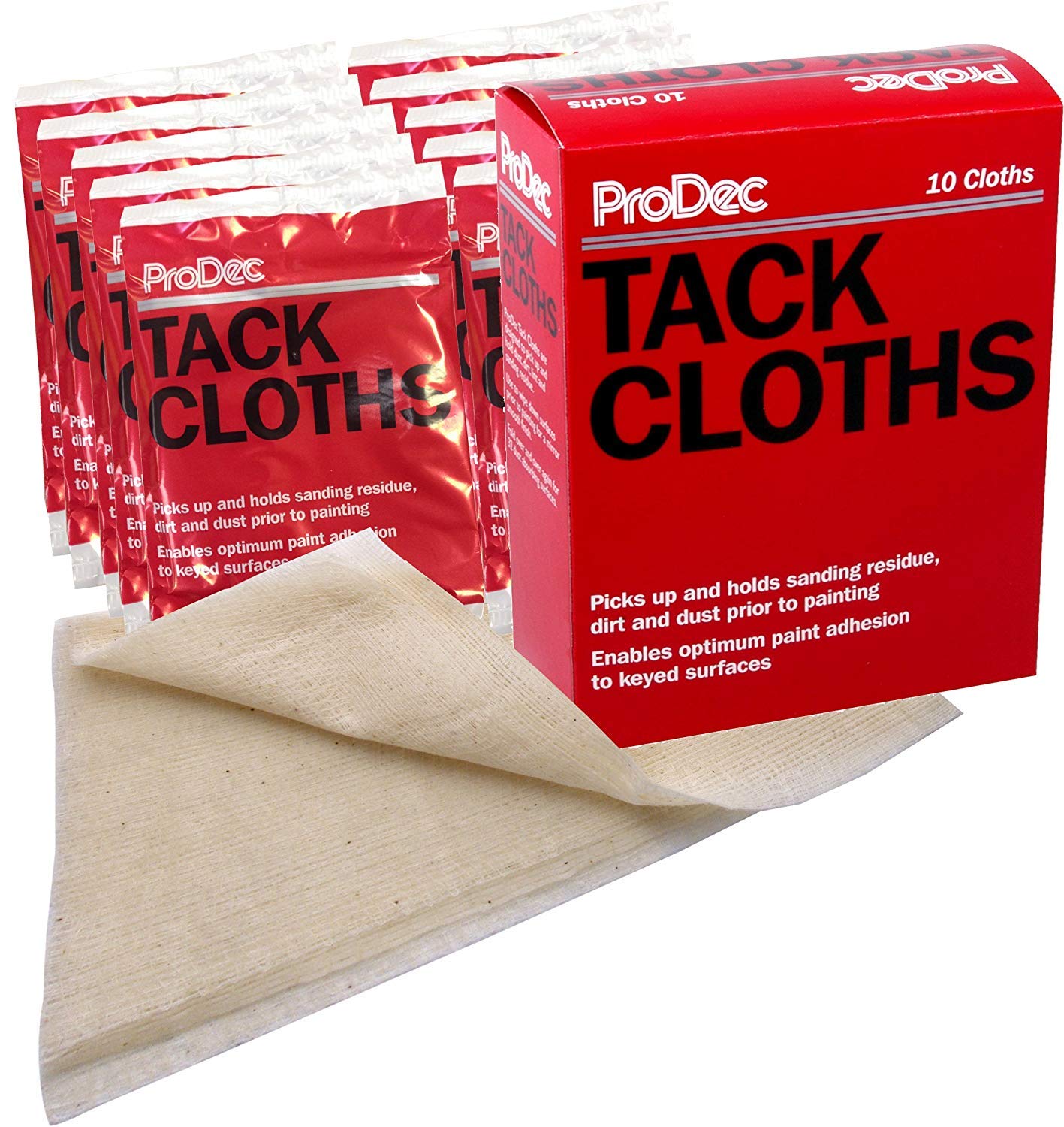 3XTack Cloths, Cream, Set of 10 Pieces