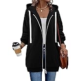 StunShow Womens Zip Up Hoodies Y2k Drawstring Sweatshirt Casual 2025 Fleece Jacket with Pocket