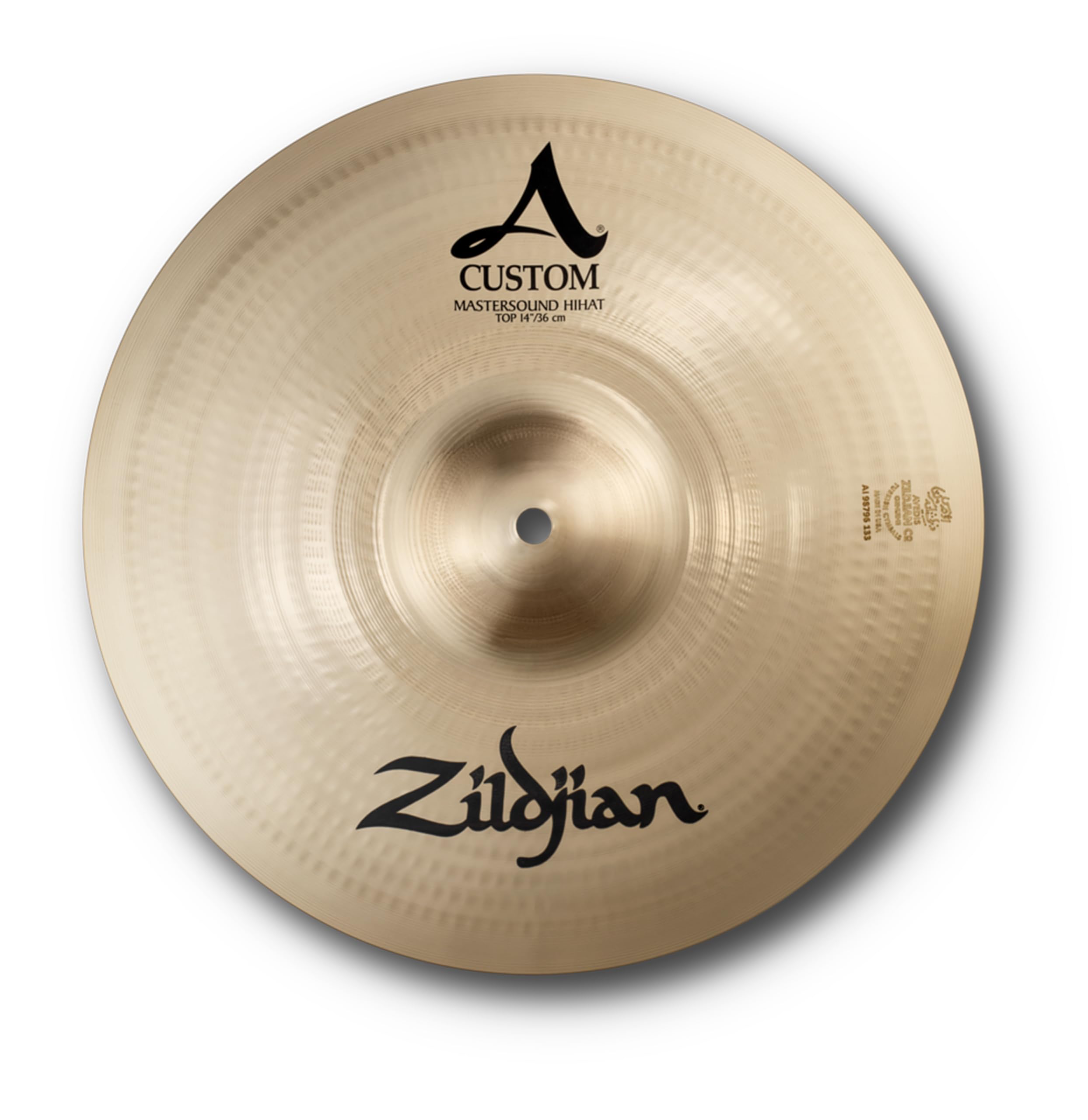 Zildjian A Custom Series - 14 Inch Mastersound Hi-Hat - Top Cymbal