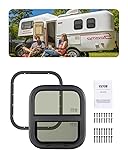 VEVOR Vertical RV Window, 14" W x 16" H Tinted