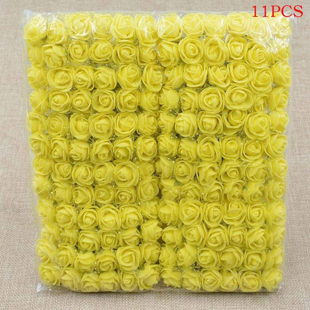 kaimus Flores Artificiales de la Espuma del PE Fake Rose Bouquet DIY Wedding Party Home Decoration Guirnaldas