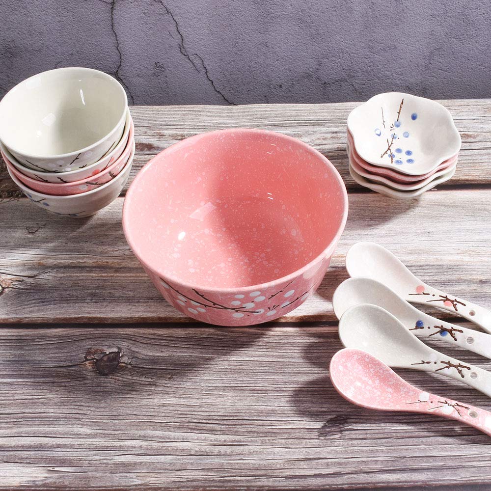 Download Japanese Square Soup Rice Bowl With Spoon Fine Art Ceramics Art Collectibles Kromasol Com