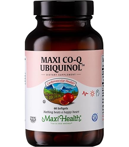 Amazon.com: Maxi Health Coq Carnitine Complex - Coenzyme Q10 & L-Carnitine  - Heart Health - 60 Capsules - Kosher (CAR) : Health & Household