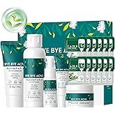 INSEEK 𝐓𝐞𝐚 𝐓𝐫𝐞𝐞 Acne Skin Care Set for Teens Girls Women, Reduce Acne & Blackhead, Deep Cleansing, Purify Pores and Oil Control, Travel Size Skincare Gift Sets for Oily Prone Skin