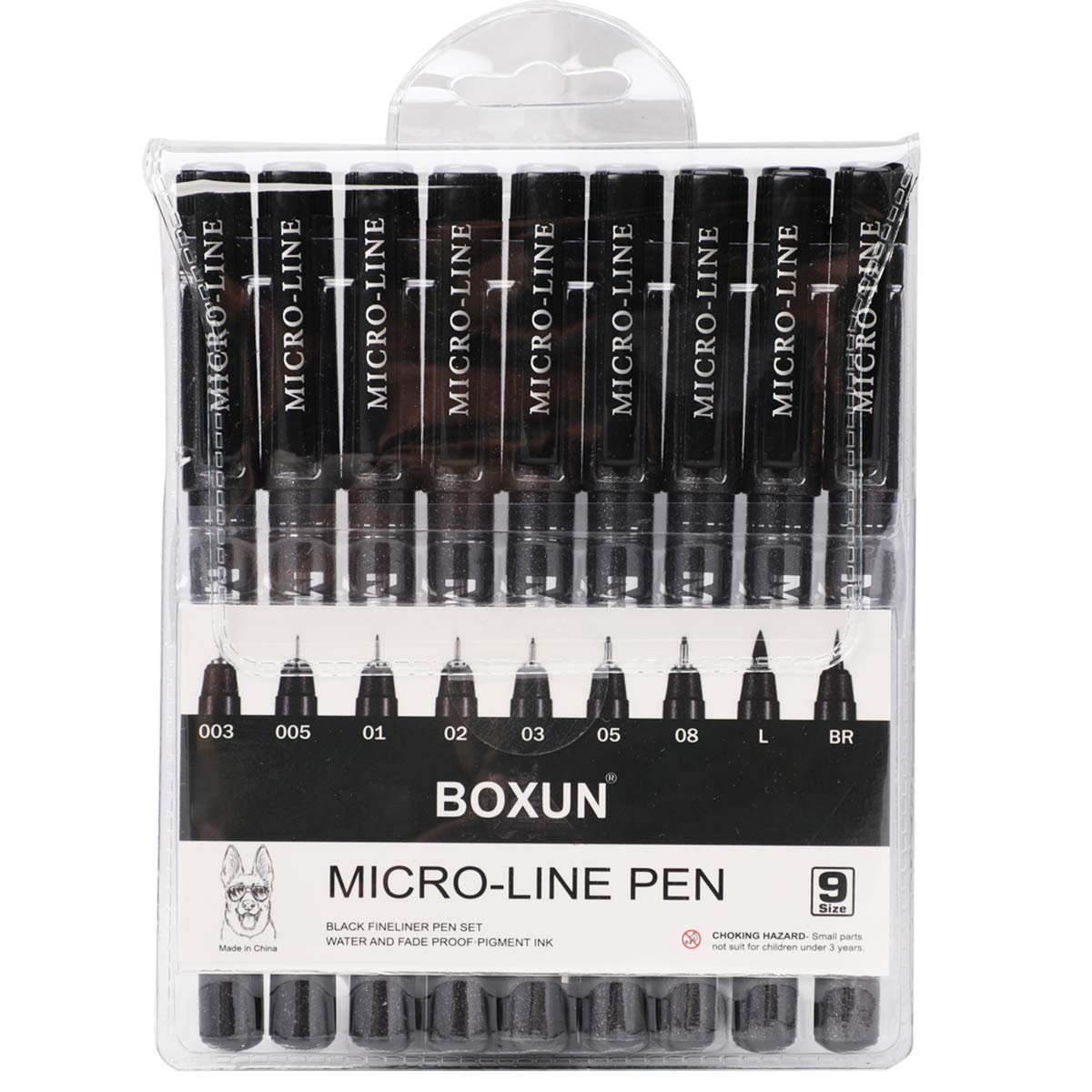 Mua BOXUN Professional Black Fineliner Pens, Ink Drawing Pens - Set of ...