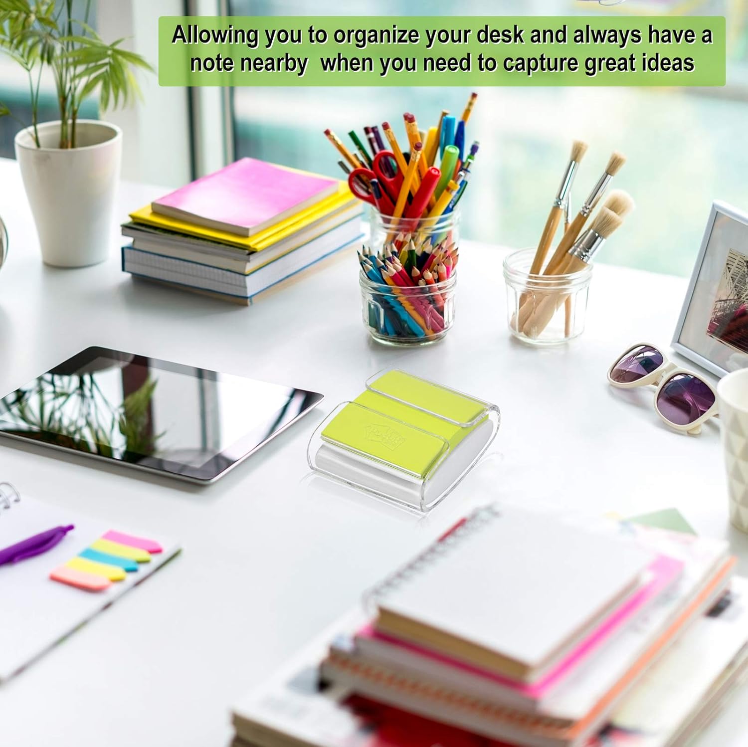 3/” x 3/” PostIt Sticky Notes with Dispenser 19 Individual Pads 1710