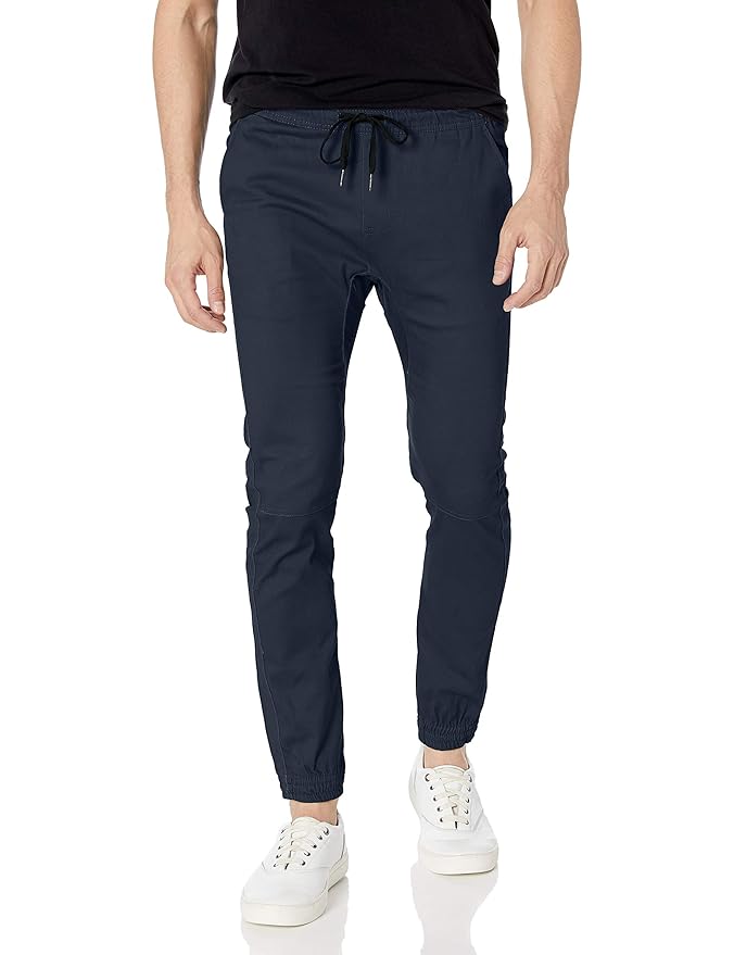 Buy Brooklyn Athletics Men's Casual Slim Fit Soft Twill Jogger Pants at
