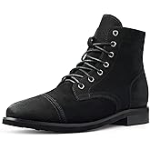 PARTY Mens Dress Boots - Casual Lace-up Chukka Leather Boots for Men