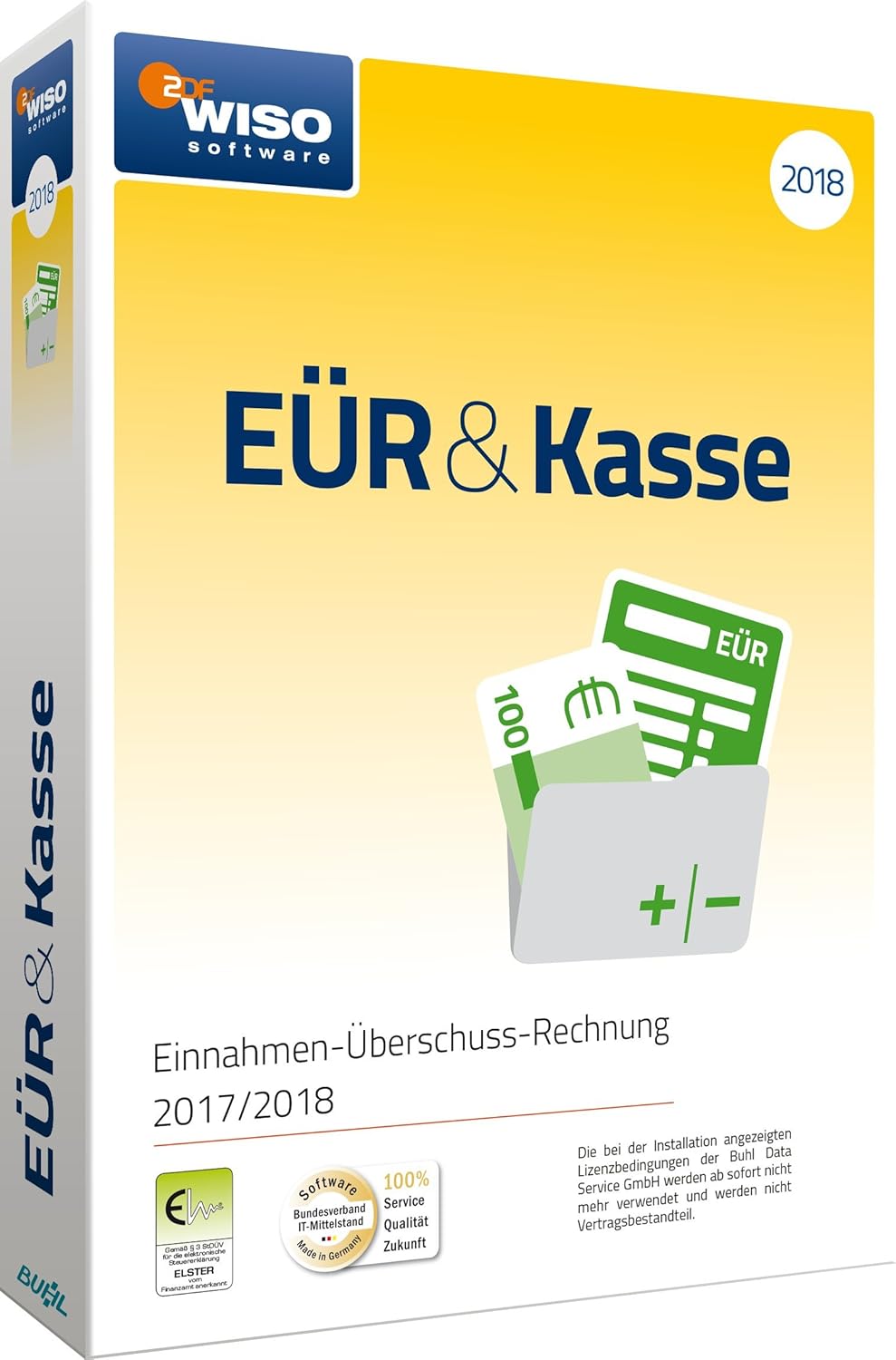 WISO EÜR & Kasse 2018 Für die EinnahmenÜberschussRechnung 2017/2018 inkl. Gewerbe und