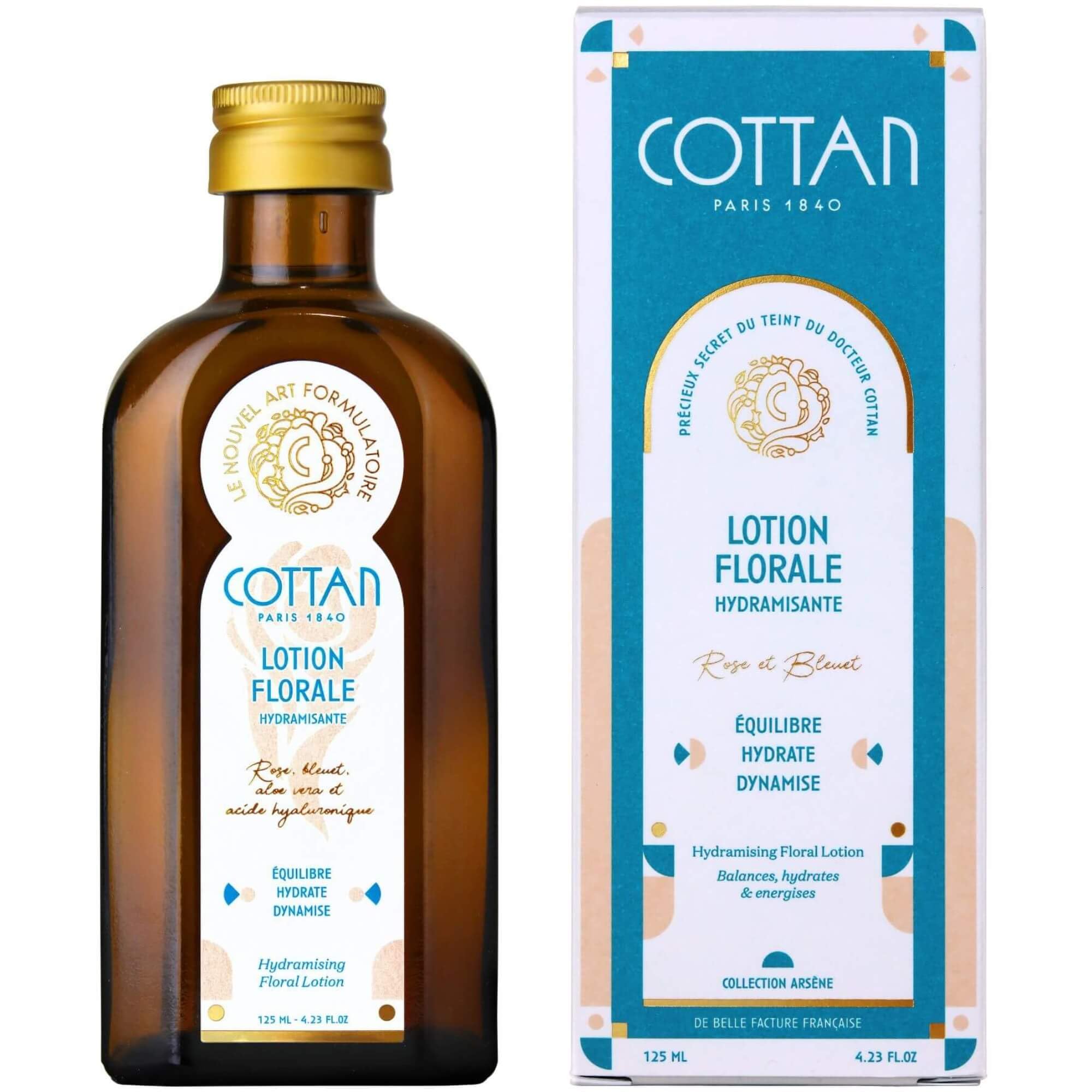 Double Hydramising Floral Water with Rose and Cornflower | Maison COTTAN | Paris 1840