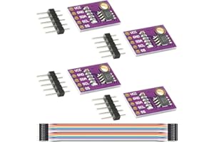 DKARDU 4 pcs LM75 LM75A Temperature Sensor Module LM75BD Sensor Module High Speed I2C IIC Interface High Precision Temperatur