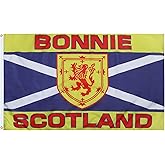 AZ FLAG - Bonnie Scotland Flag - 2x3 Ft - 100D Polyester Scottish Banner with Two Metal Grommets - Fade Resistant - Vivid Colors - 2' x 3' Feet - 90x60 Cm