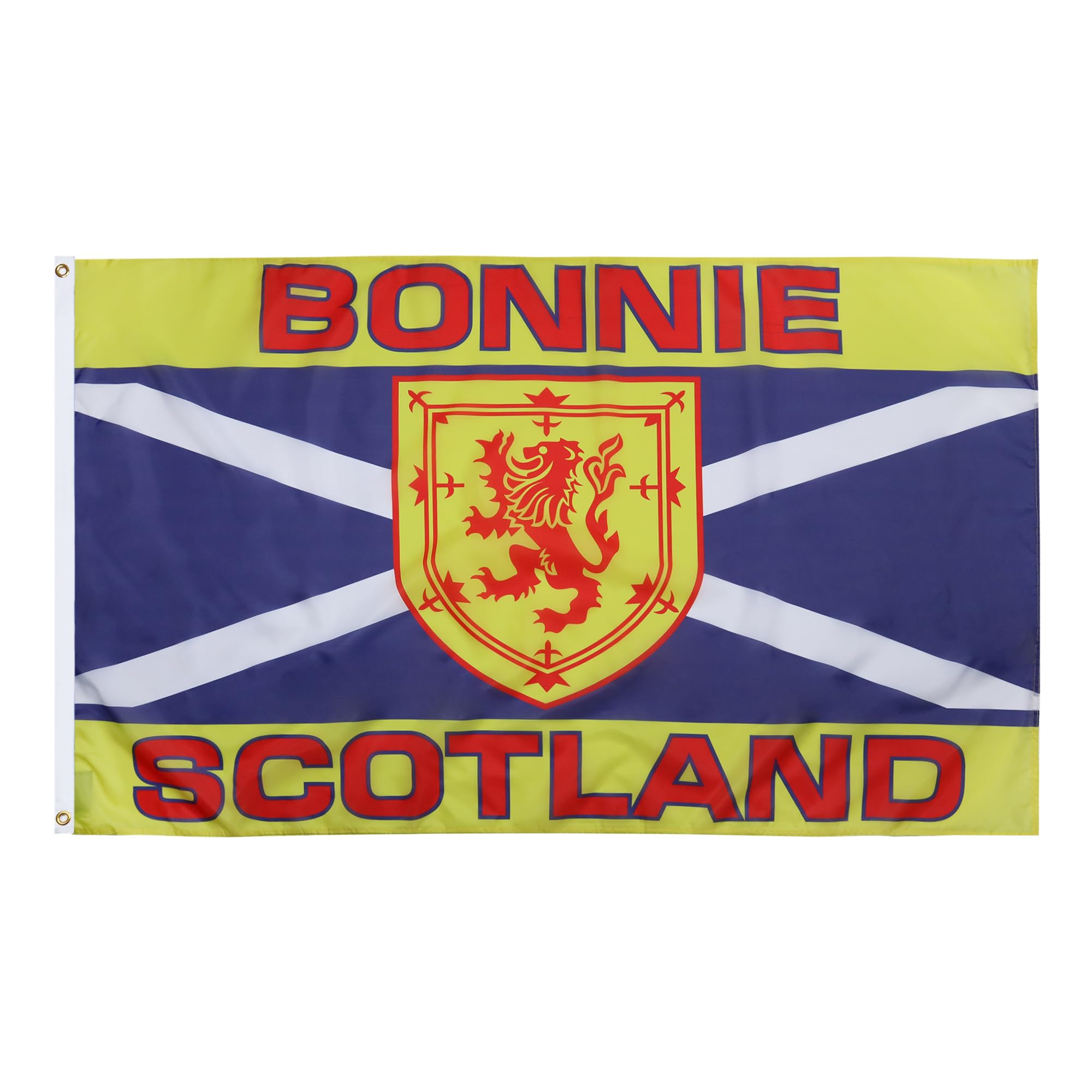 AZ FLAG - Bonnie Scotland Flag - 2x3 Ft - 100D Polyester Scottish Banner with Two Metal Grommets - Fade Resistant - Vivid Colors - 2' x 3' Feet - 90x60 Cm