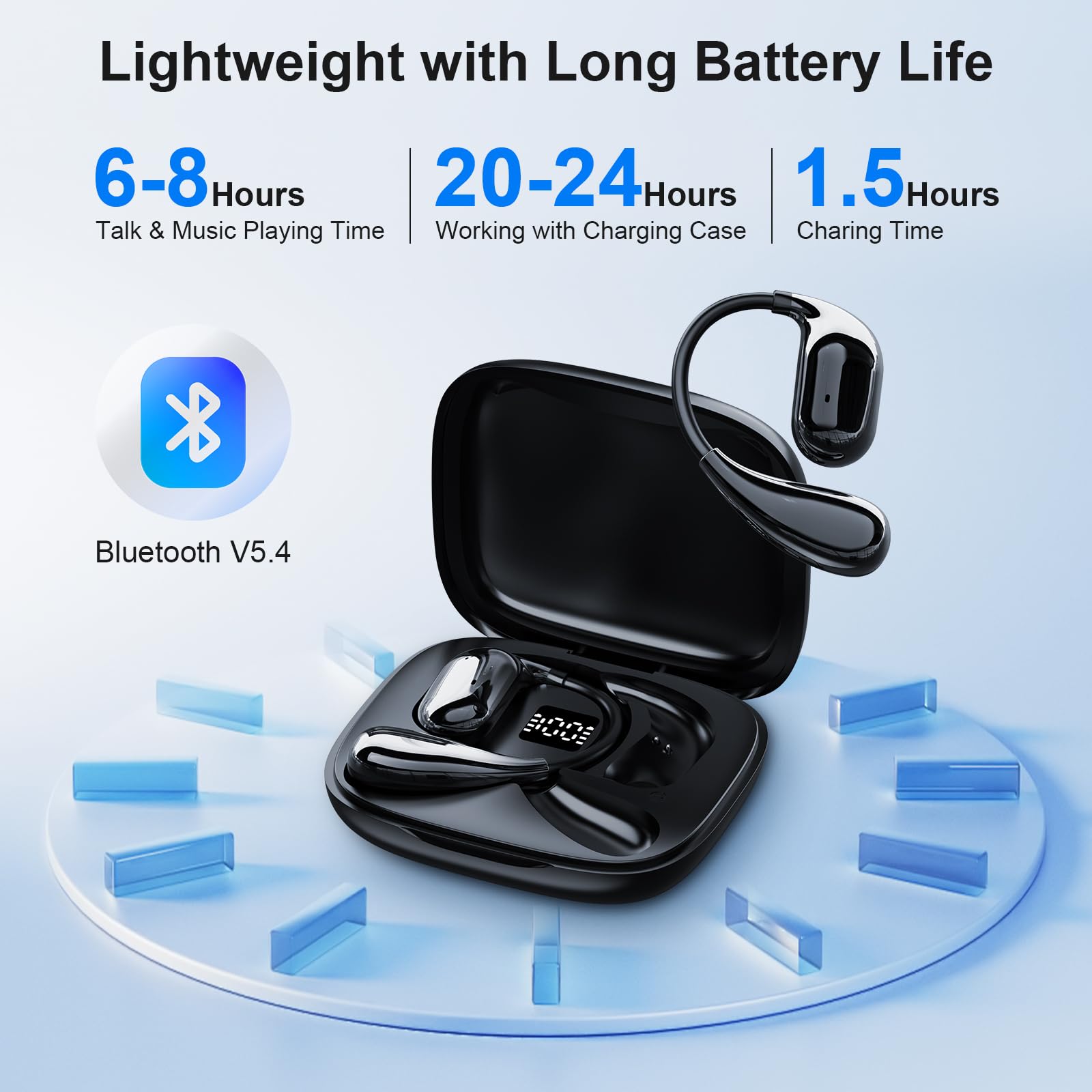 NICEWIN Translation Earbuds - Language Translator Earbuds in 150 Languages and 10 Offline, Translating Earbuds Real Time for iOS & Android, Translator Device for Travel Business