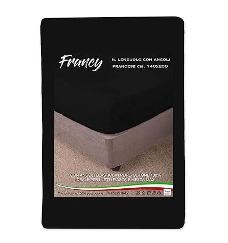 tex family sábana Bajera Francy Negro Francés 1 Plaza y Media ...