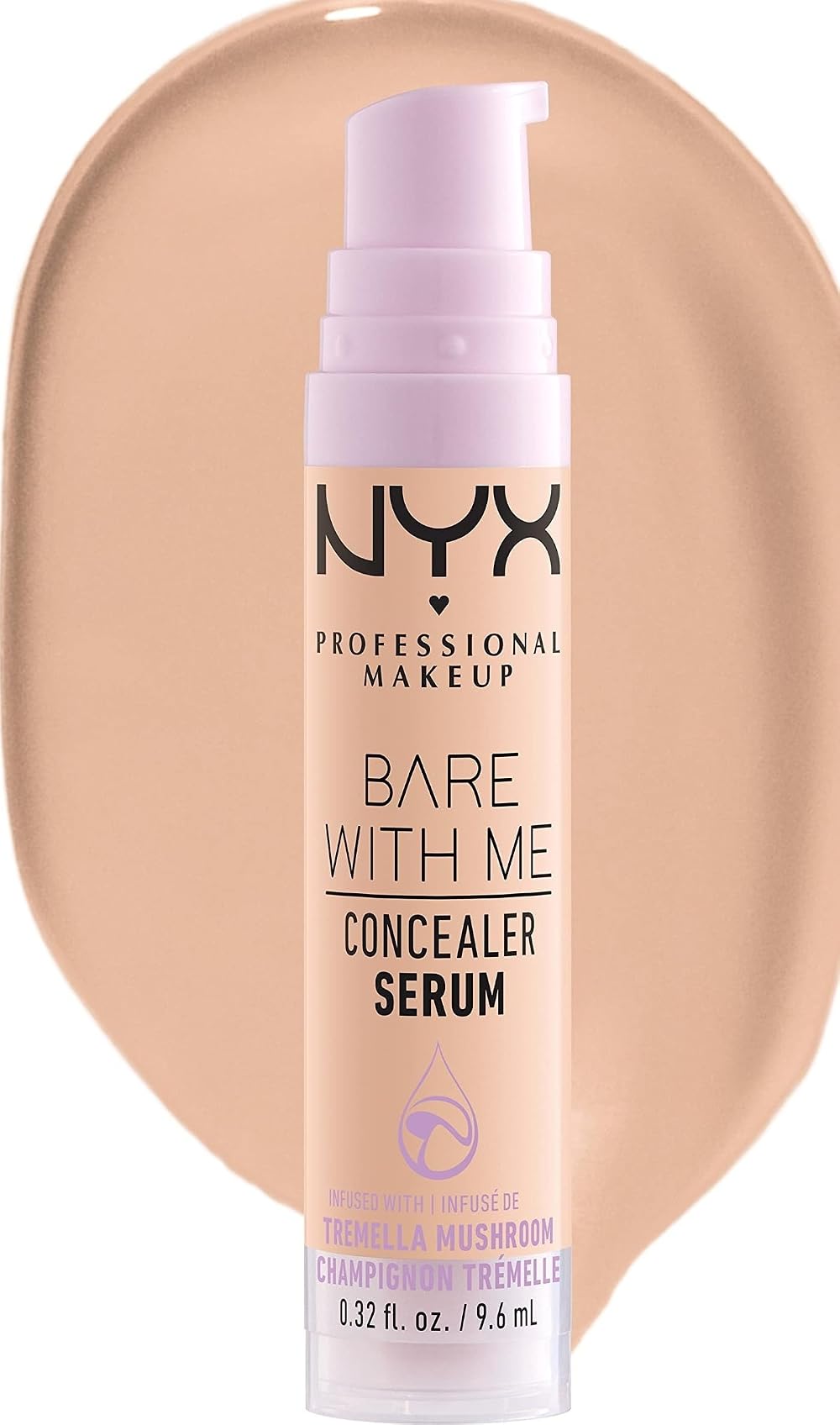 NYX Bare With Me Concealer Serum Vanilla 24H Wear - 13 Shades