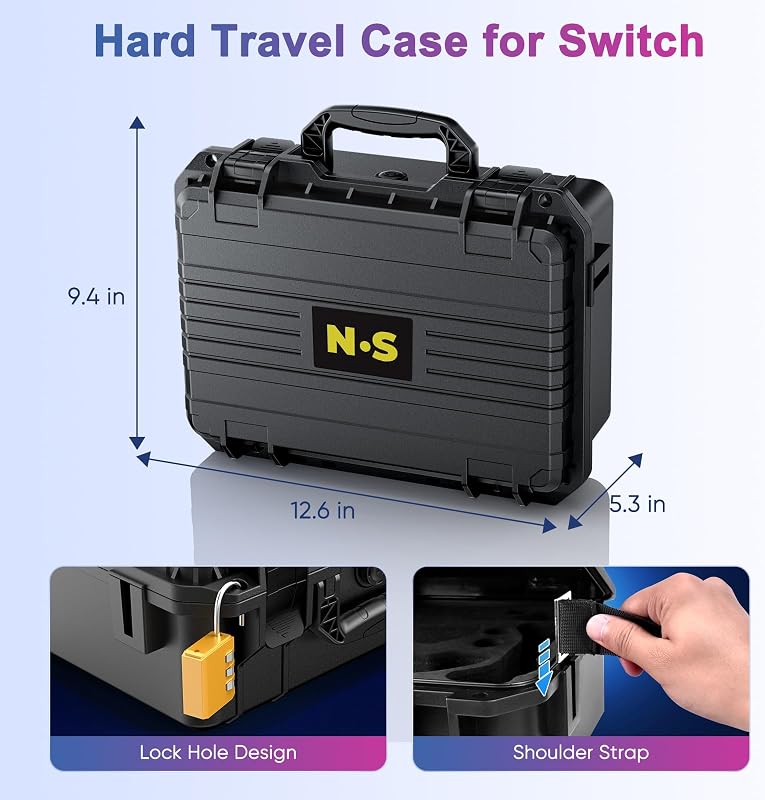 Étui de Transport Tout-en-Un pour Nintendo Switch 2 (2025), Noir