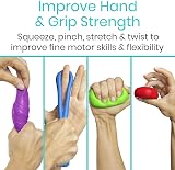Vive Therapy Putty - 6 Count Hand Grip Strength, Stress Relief Tool view 2