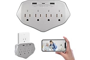 Lian.Ripple.Lian Wall Outlet Hidden Camera 45W Faster Charger Spy Camera Nanny Cam for Home, Office and Business Security with Wi-Fi HD 1080P Connectivity