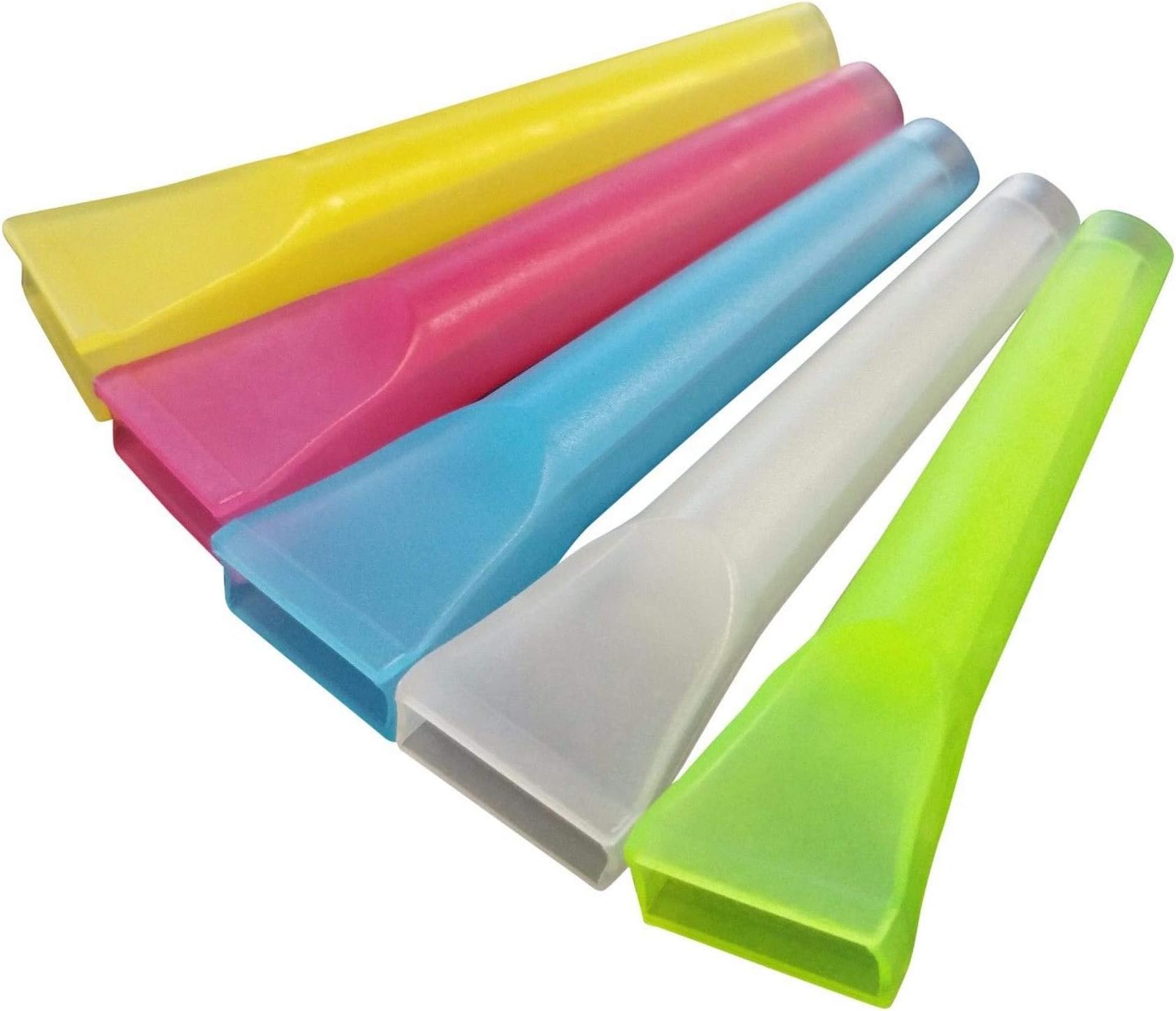 100 Male Plastic Hookah Mouth Tips with Rectangular Mouthpiece Pharaoh's