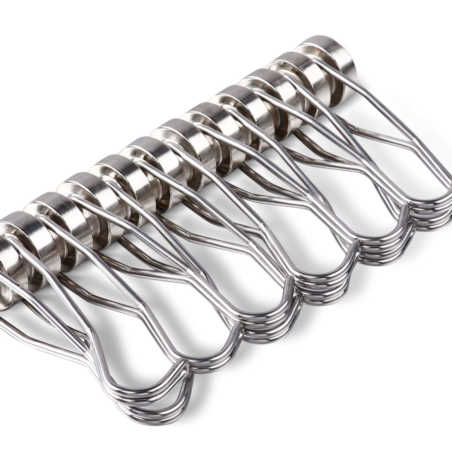 BAVITE Swivel Swing Magnetic Hook New Upgraded, Refrigerator Magnetic Hooks, Strong Neodymium Magnet Hook, Perfect for Refrigerator and Other Magnetic Surfaces, Silver 25lb Magnetic Hooks 12pack: Industrial & Scientific