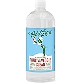 Rebel Green Fruit & Veggie Wash - Natural Produce Wash - Plant-Based Vegetable Wash - Fruit and Vegetable Wash with No Aftert