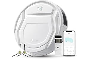 Lefant M210 Pro Robot Vacuum with Remote Control, 2200Pa Strong Suction, 120 Mins Runtime, Automatic Self-Charging Robotic Vacuum Cleaner, Slim, Quiet, WiFi/App/Alexa, Ideal for Pet