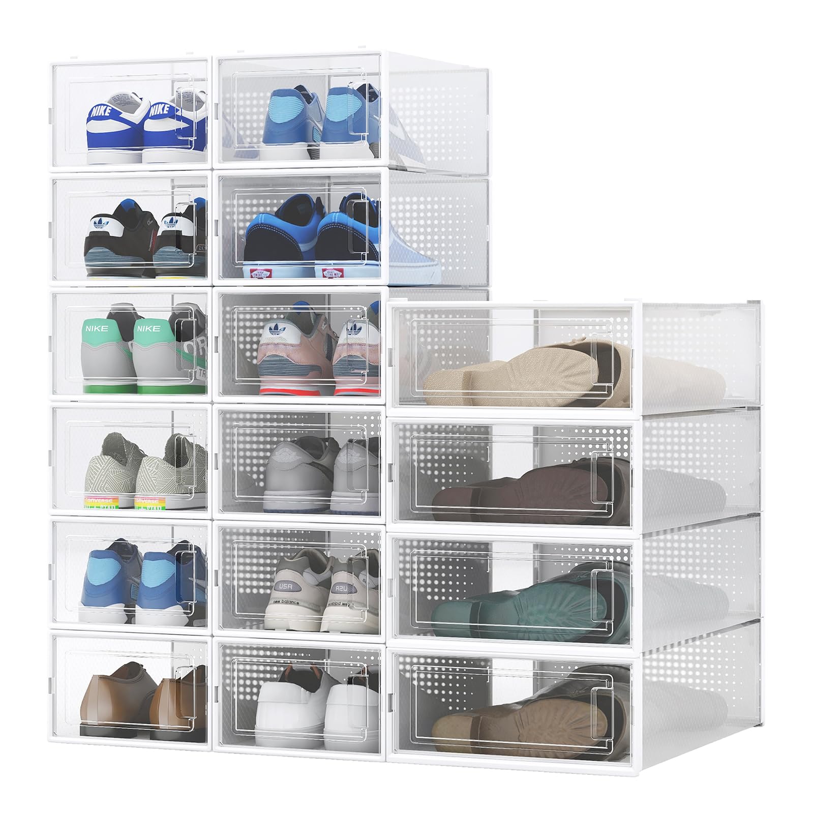 PARANTA 4-Piece Boots and 12-Piece Shoes Storage