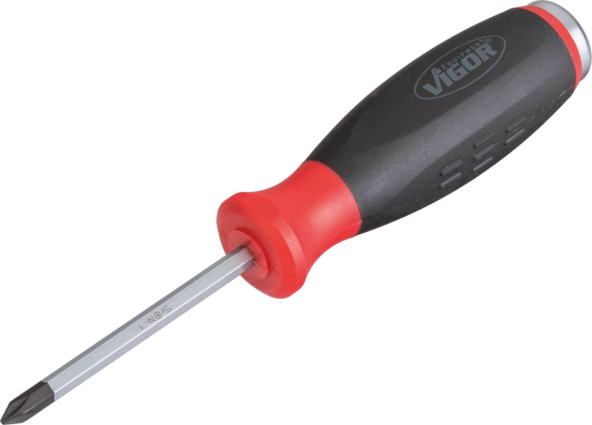 Vigor V3601 Phillips-Recess Screwdriver With Impact Cap, 24.5 cm